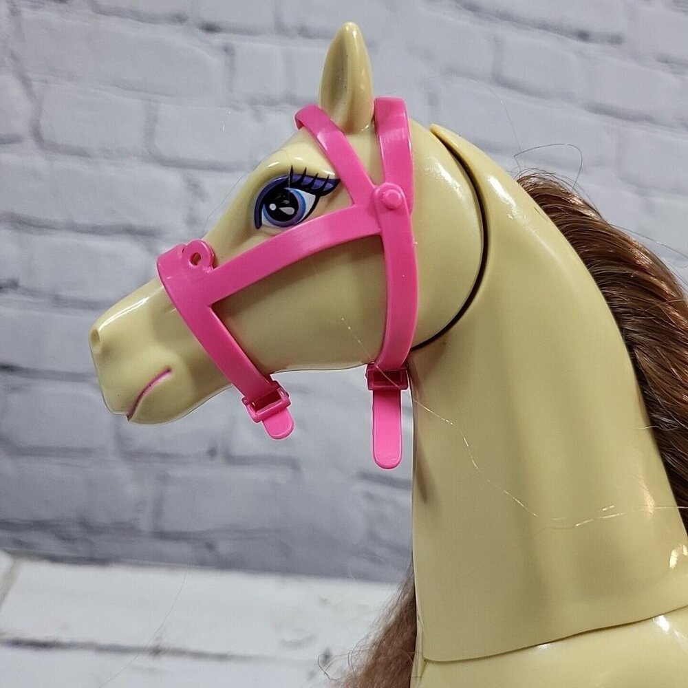 Steffi Love Horse Movable Figure‎ Barbie-Scale Pony With Saddle By Simba Toys - Picture 4 of 7